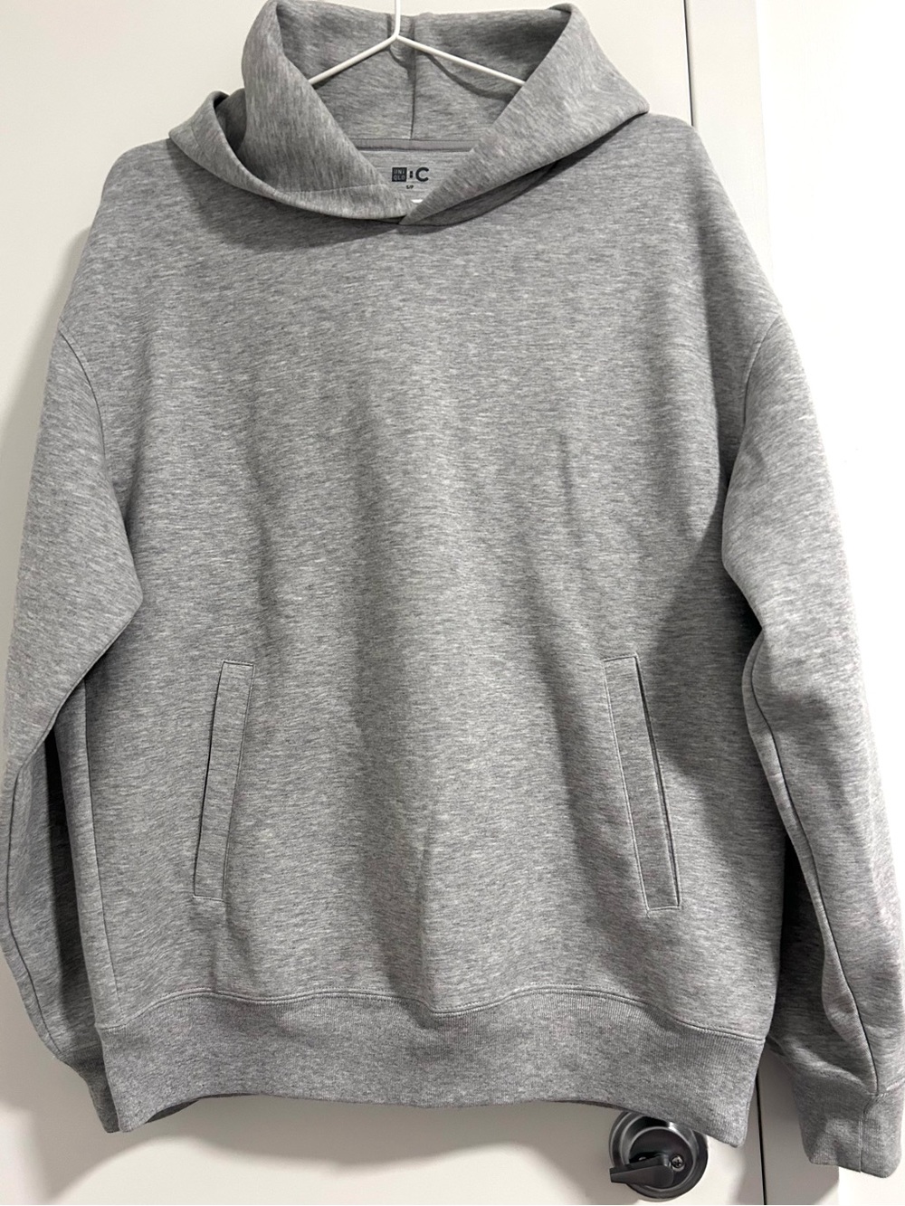 Uniqlo:C Light Gray Hoodie Pullover Unisex Oversized Sweatshirt